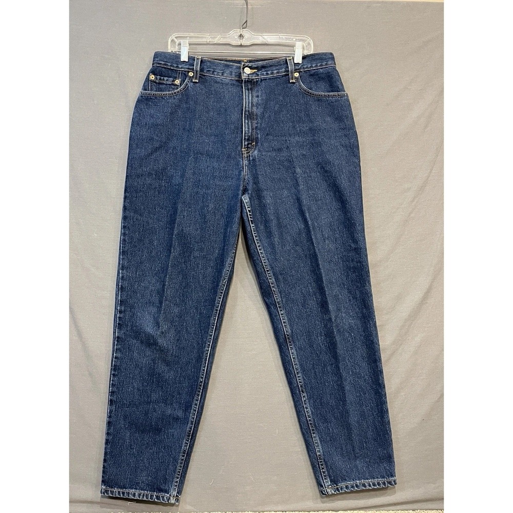 Vintage Levi's 550 Relaxed Fit Jeans Womens 16 Reg S Blue 34x28 Tapered Leg 90's
